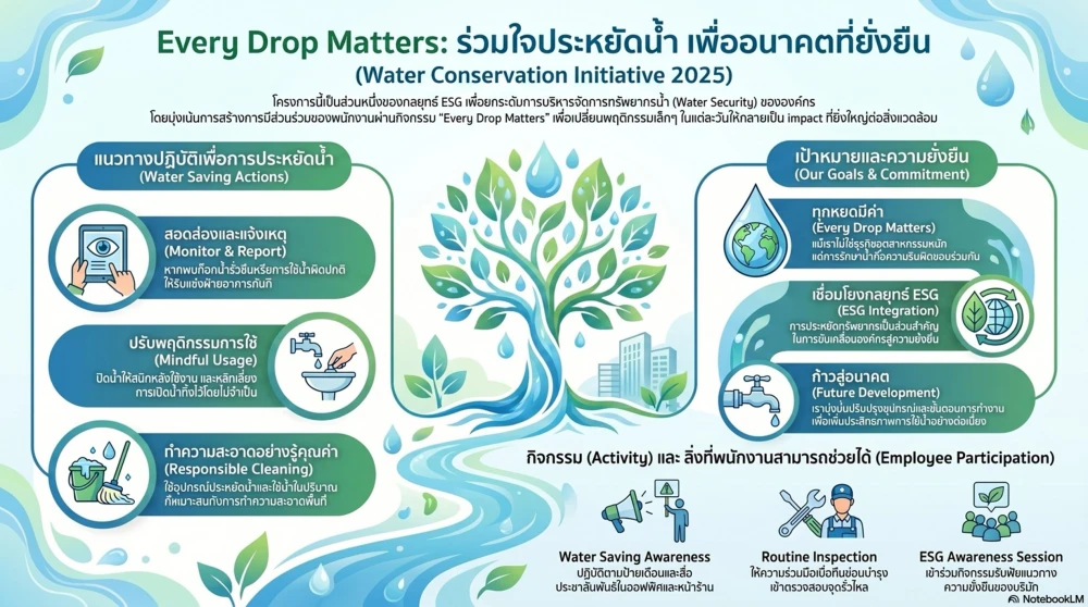 Every Drop Matters: Saving Water Together for a Sustainable Future